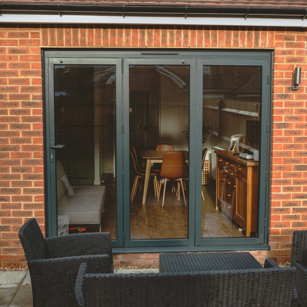 black bifold doors surrey